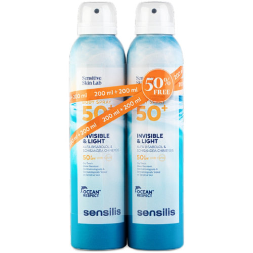Sensilis protector solar duplo dry touch 200ml +200ml
