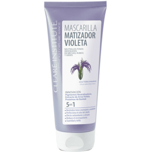 Cleare institute mascarilla matizador violeta (1 envase 200 ml)