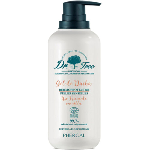 Dr. tree gel de ducha dermoprotector pieles sensibles uso frecuente (1 envase 500 ml aroma vainilla)