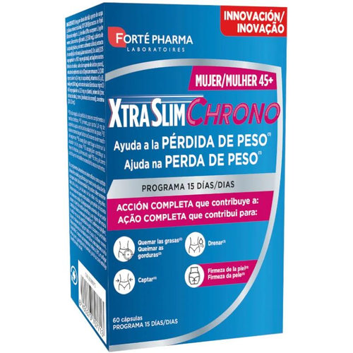 Xtraslim chrono mujer 45+ 60 capsulas