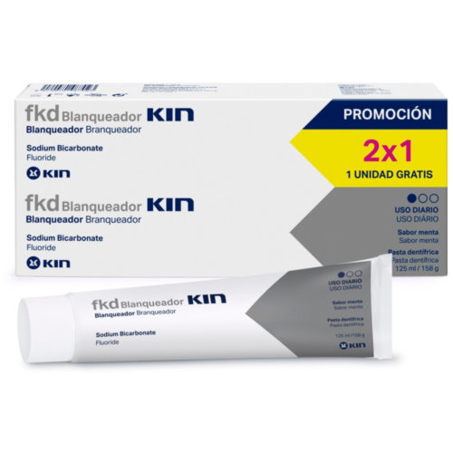 Fkd dentifrico blanqueador (2 x 1 pack 2 tubos 125 ml sabor menta)