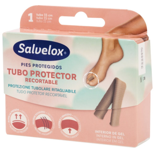 Protector dedos pies salvelox tubo recubierto int gel - salvelox