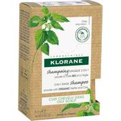 Klorane champu mascarilla 2 en 1 polvo a la ortiga y a la arcilla  8 sobres 3 g
