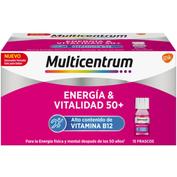 Multicentrum energia & vitalidad 50+  15 frascos 7 ml sabor frambuesa