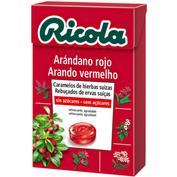 Ricola caramelos sin azucar  1 envase 50 g sabor arandano