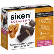 Siken sustitutivo colageno barrita (8 barritas 40 g sabor caramelo)