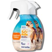 Sensilis protector solar duplo lotion spray 50 + kids 200ml