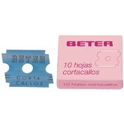 Cortacallos recambio cuchillas beter 10 hojas - beter