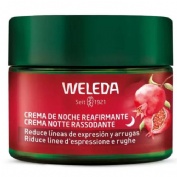 Weleda crema de noche reafirmante de granada y peptidos de maca  1 envase 40 ml