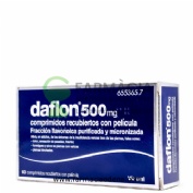 DAFLON 500 MG COMPRIMIDOS RECUBIERTOS CON PELÍCULA, 60 comprimidos