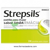 STREPSILS pastillas para chupar sabor limon, 24 pastillas