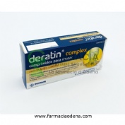 DERATIN COMPLEX COMPRIMIDOS PARA CHUPAR SABOR MIEL-LIMON , 30 comprimidos (Blister aluminio/PVC)