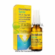 DICLOKERN SPRAY 39,2 MG/ML SOLUCION PARA PULVERIZACION CUTANEA, 1 frasco de 30 ml (150 pulverizacion