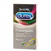 DUREX PLACER PROLONGADO - PRESERVATIVOS (12 U)