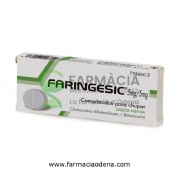 FARINGESIC 5 mg/5 mg COMPRIMIDOS PARA CHUPAR SABOR MENTA 20 comprimidos