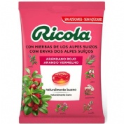Ricola caramelos sin azucar (1 bolsa 70 g sabor arandano rojo)