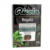 Ricola caramelos sin azucar  1 envase 50 g sabor regaliz