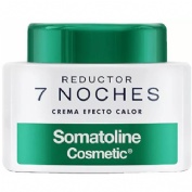 Somatoline cosmetic reductor 7 noches crema efecto calor  1 tarro 400 ml - reductor intensivo noche