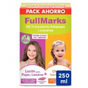 Fullmarks antipiojos y liendres champu + locion pediculicida 1 envase 100 ml + 1 envase 150 ml kit -