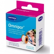 Esparadrapo hipoalergico omnipor papel 1 unidad 5 m x 2,5 cm - omnipor papel