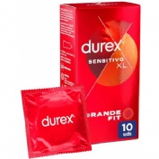 Durex sensitivo xl preservativos 10 unidades - preservativos