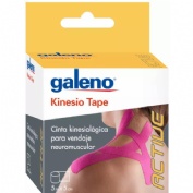 Galeno kinesio tape (1 unidad 5 m x 5 cm color rosa)