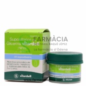 SUPOSITORIOS DE GLICERINA VILARDELL NIÑOS, 18 supositorios