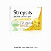 STREPSILS PASTILLAS PARA CHUPAR SABOR MIEL Y LIMON , 24 pastillas