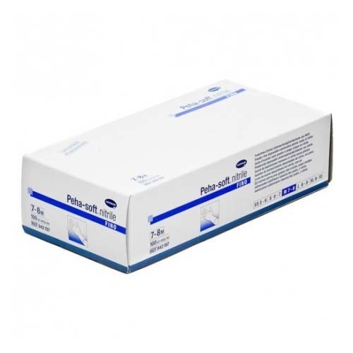 GUANTES DESECHABLES DE NITRILO - PEHA-SOFT NITRILE (T- MED 100 U)