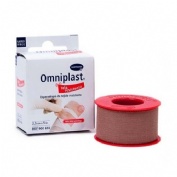 ESPARADRAPO HIPOALERGICO - OMNIPLAST (TEJIDO RESISTENTE 5 M X 2,50 CM)