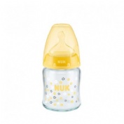 BIBERON CRISTAL LATEX - NUK FIRST CHOICE (1M 120 CC)