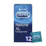 DUREX NATURAL XL - PRESERVATIVOS (12 U)