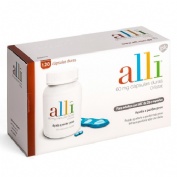 ALLI 60 mg CAPSULAS DURAS ORLISTAT, 120 cápsulas