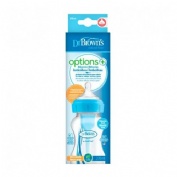 BIBERON BA - DR BROWN´S NATURAL FLOW (AZUL 240 ML)