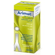 ARIMUC 50 mg/ml SOLUCION ORAL , 1 frasco de 200 ml
