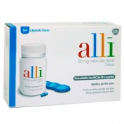 ALLI 60 mg CAPSULAS DURAS, 84 cápsulas
