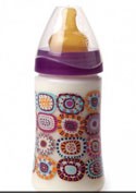 BIBERON PP BOCA ANCHA T LATEX 3 POSICIONES - SUAVINEX (360 CC)